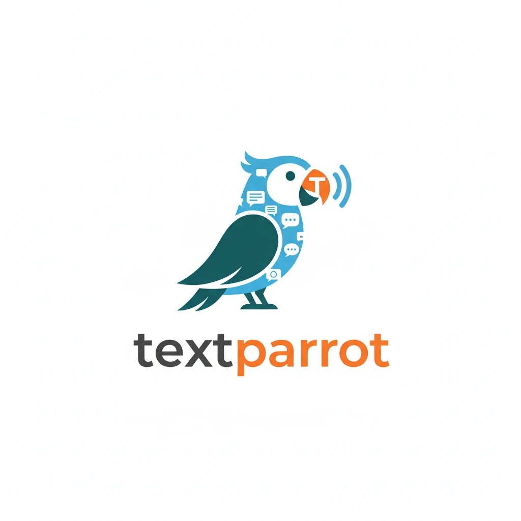TextParrot.com Logo - Premium Text Parrot Brand Asset TextParrot.com Logo - Premium Text Parrot Brand Asset