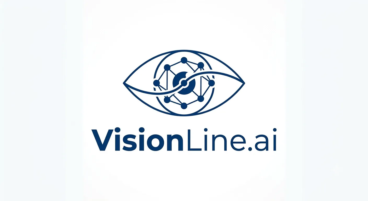 VisionLine.ai Logo - Premium Vision Line Brand Asset VisionLine.ai Logo - Premium Vision Line Brand Asset